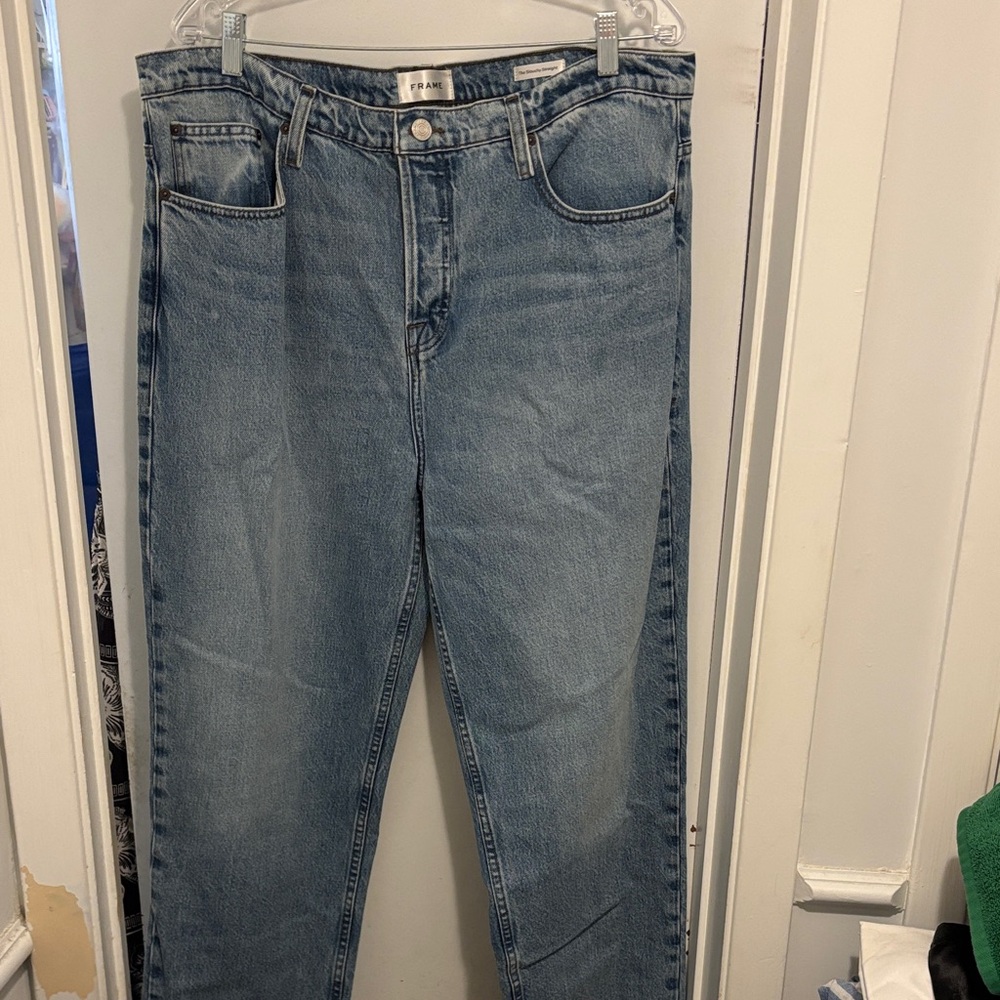 Frame Denim Light Blue Slouchy Jeans